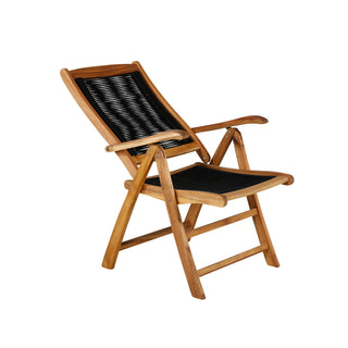 Peter 5:pos Stol 2-pack - Svart rep / Acacia