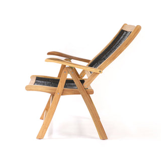 Peter 5:pos Stol 2-pack - Svart rep / Acacia