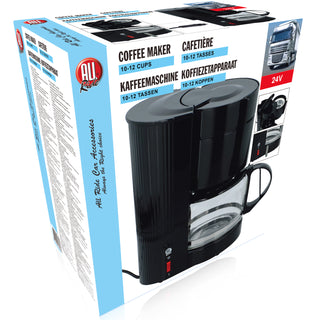 Allride Kaffebryggare 10-12 Koppar 300W, 24 Volt