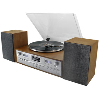 Soundmaster PL895 Musik-anläggning i 70-tals-design