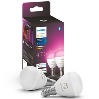 Philips Hue White Color Ambiance E14 Klot 2-pack