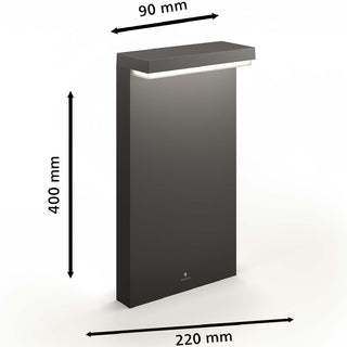 Philips Bustan Pedistal Ultra Efficient LED 3,8W 800lm Antracit