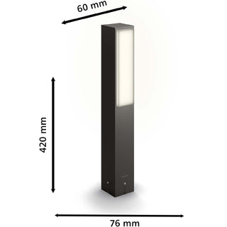 Philips Stratosphere Pedistal Ultra Efficient LED 3,8W 800lm Antracit
