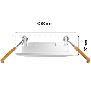 Philips Hue Slim Downlight S 90mm White and Color Ambiance Vit 1-pack