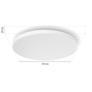 Philips Hue Datura stor takplafond Ø57,4 cm White and color ambiance 4850 lm
