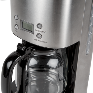 Champion Kaffebryggare Digital 12-koppar/1,5L KB210 Rostfri