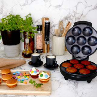 Champion Muffin Muffin Maker Ceramic 7 Muffins 700W MM400 SvartCeramic 7 Muffins 700W MM400 Svart