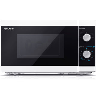 Sharp Mikrovågsugn 20l Mekanisk panel 800W Vit