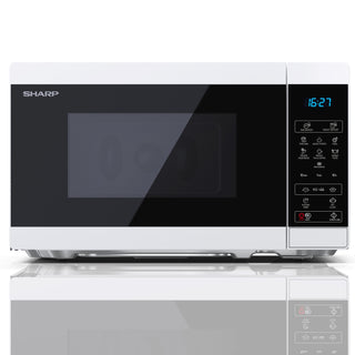 Sharp Mikrovågsugn 20l Digital panel 800W Vit