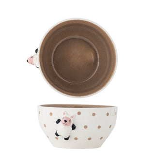 Dolly Bowl, brun, stengods