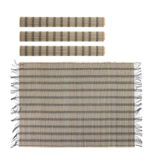 Mendo bordstablett, svart, bambu