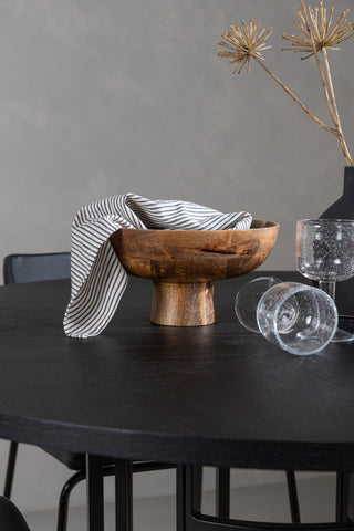 Venture Home Copenhagen Matbord - Svart / Svart Faner +Kenth Stol - Svart / Svart PU _4