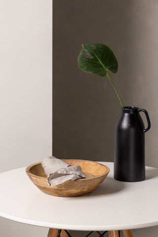 Venture Home Danburi Matbord - Woodlook / Woodlook MDF +Kenth Stol - Svart / Svart PU _2