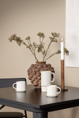 Venture Home Tempe Matbord - Svart / Svart MDF +Kenth Stol - Svart / Svart PU _2