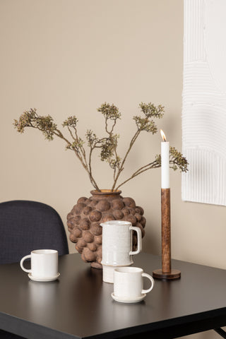 Venture Home Tempe Matbord - Svart / Svart MDF +Polar Matstol - Svarta Ben - Svart Tyg _2