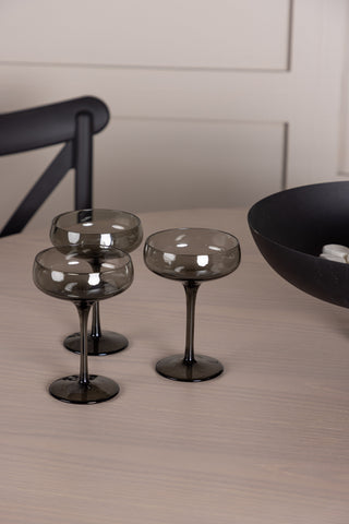 Venture Home Olivia Matbord-VittvättFöner+Crosett Matstol-Mattsvart/MattsvartPlast_4