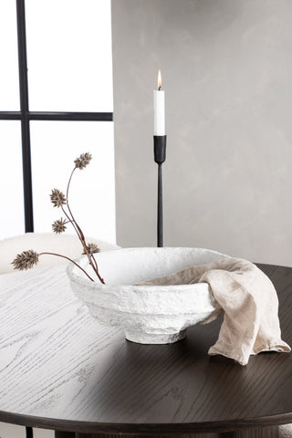 Venture Home OliviaDiningTable-Mocca/MoccaFaner+ChicoDiningChair-Svart/VitBoucle_4