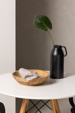 Venture Home Danburi Matbord - Woodlook / Woodlook MDF + Baltimore Dining Chair - Svart / Svart plast _2