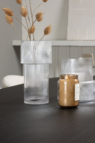Venture Home Bootcut Ovalt matbord - Svart / Svart Fanéer +Chico Matstol - Svart / Vit Boucle _6