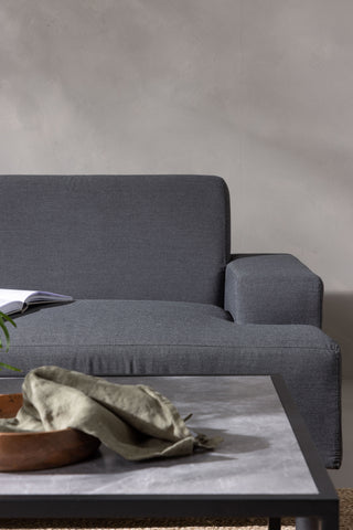 Venture Home Mecka Hörnsoffset med bord / Mörkgrå