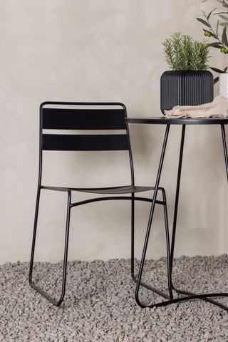 Venture Home Bacong Cafetable Steel - Svart / Rund ø60** +Lina Matstol - Svart _2
