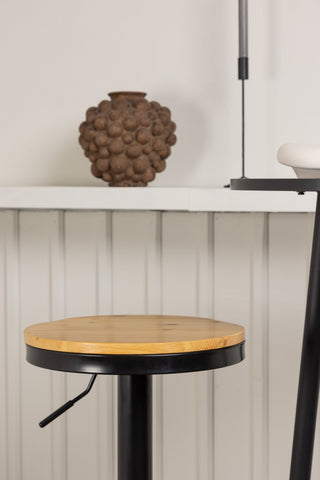 Venture Home Plaza Barbord - Svart / Svart Mdf +Conway Barstol - Svart / Oaklook MDF _2