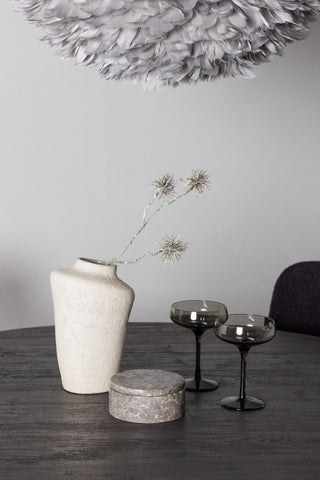 Venture Home Lanzo Matbord φ120 - Mocca/Mocca +Yesterday Dining Chair - Svart / Svart Boucle _4