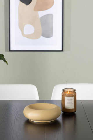 Venture Home Astrid Matbord 200*75 - Mattsvart / Mattsvart MDF med faner +Nattmatstol - Svart / Vit PU _6