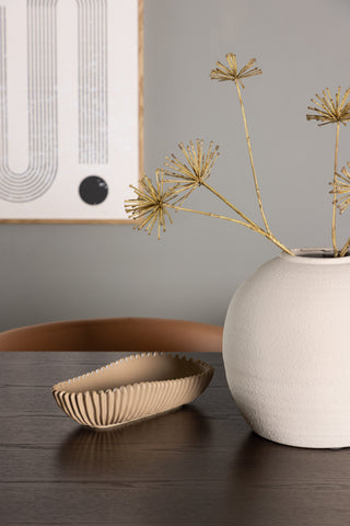Venture Home Ystad Matbord - Svart / Mocca Ekfaner +Simrishman Matstol - Svart / Brun TC-tyg _6