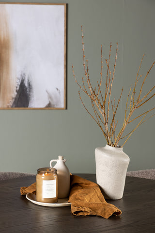 Venture Home Olivia Matbord - Mocca / Mocca Faner + Morgonmatstol - Svart / Svart Boucle _4