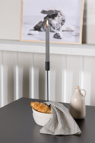 Venture Home Tempe Matbord - Svart / Svart MDF +Zizo Matstol - Svart / Brunt Mikrofibertyg _2
