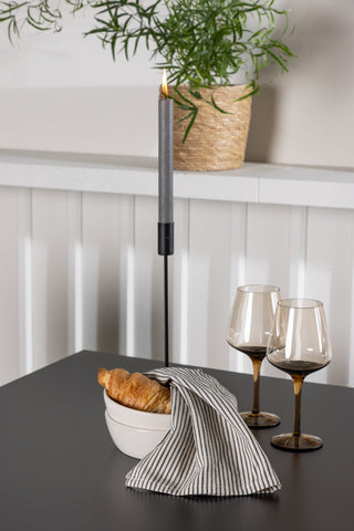 Venture Home Tempe Matbord - Svart / Svart MDF +Today Matstol - Natur / Svart PU _2