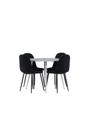 Venture Home Plaza matbord med Polar matstol