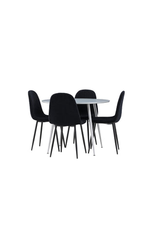 Venture Home Plaza matbord med Polar matstol