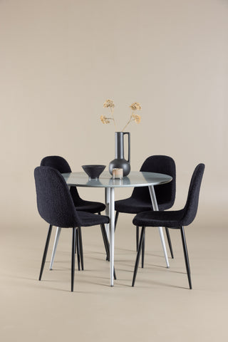 Venture Home Plaza matbord med Polar matstol