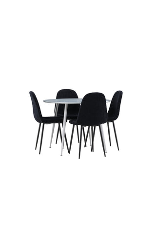 Venture Home Plaza matbord med Polar matstol