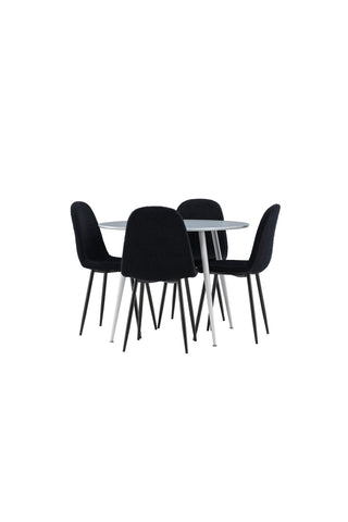 Venture Home Plaza matbord med Polar matstol