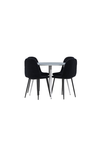 Venture Home Plaza matbord med Polar matstol