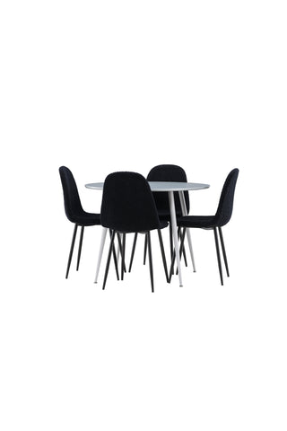 Venture Home Plaza matbord med Polar matstol