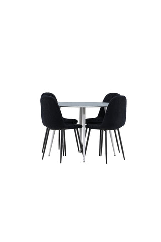 Venture Home Plaza matbord med Polar matstol