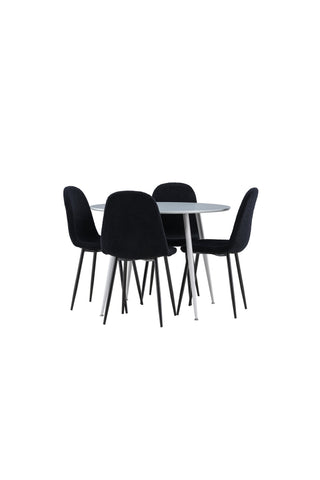 Venture Home Plaza matbord med Polar matstol