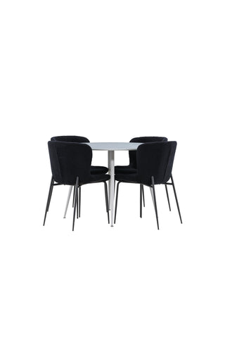 Venture Home Plaza matbord med Modesto matstol