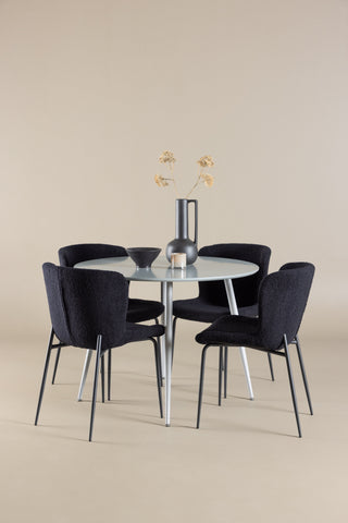 Venture Home Plaza matbord med Modesto matstol