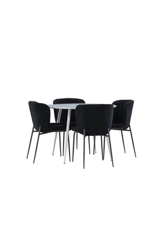 Venture Home Plaza matbord med Modesto matstol