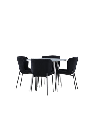 Venture Home Plaza matbord med Modesto matstol