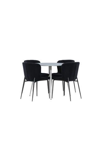 Venture Home Plaza matbord med Modesto matstol