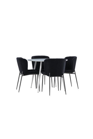 Venture Home Plaza matbord med Modesto matstol