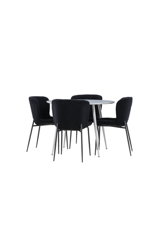 Venture Home Plaza matbord med Modesto matstol