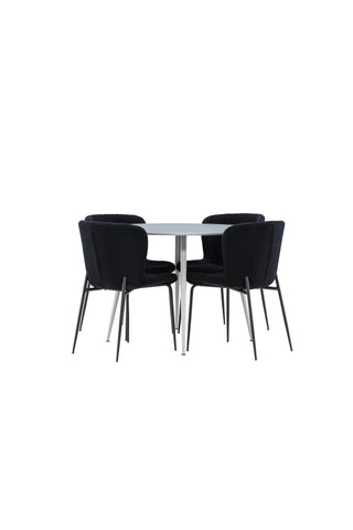 Venture Home Plaza matbord med Modesto matstol