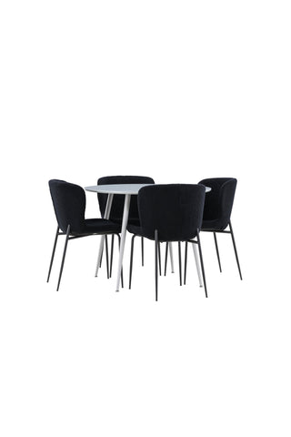 Venture Home Plaza matbord med Modesto matstol